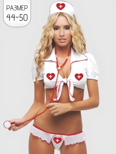 Костюм медсестры для ролевых игр, набор 44-50р. - Костюм медсестры для ролевых игр