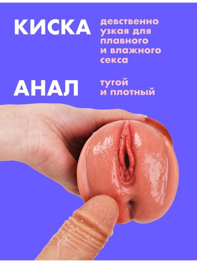 Реалистичный мастурбатор для мужчин 3в1 - Ультра реалистичный мастурбатор рот вагина и анус 3 в 1