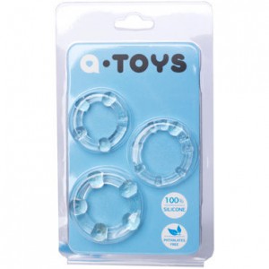 Набор эрекционных колец "TOYFA A-toys" 3,5/3/2 см.