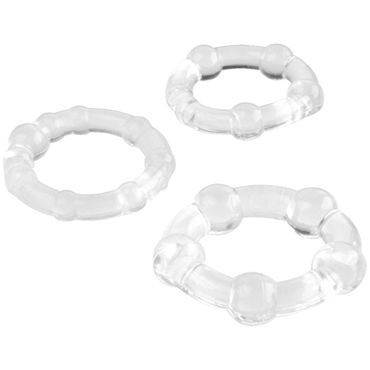 Набор эрекционных колец "TOYFA A-toys" 3,5/3/2 см. - Эрекционные силиконовые кольца A-Toys для усиления эрекции и продления полового акта.