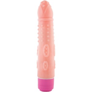 Реалистичный вибратор A-Toys L 21 см, D 3,8 см, телесный
