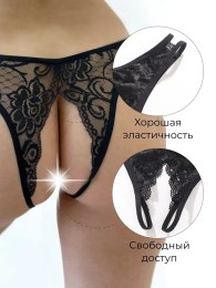 Трусики кружевные с доступом