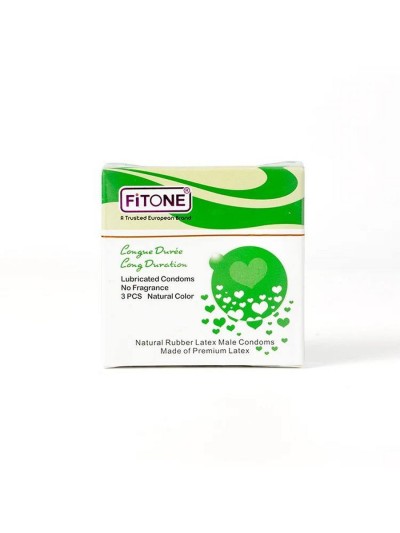 Презервативы с анестетиком FitOne Premium High Quality 3 шт. - Презервативы с анестетиком FitOne Premium High Quality 3 шт.