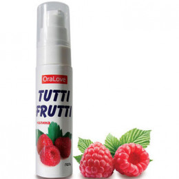 Съедобный лубрикант "TUTTI-FRUTTI малина", 30 г.