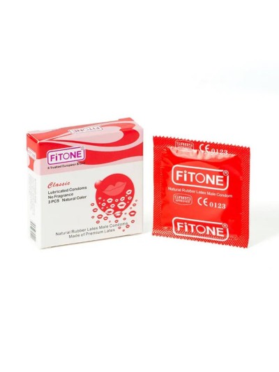Классические презервативы FitOne Premium High Quality 3 шт. - Классические презервативы FitOne Premium High Quality 3 шт.