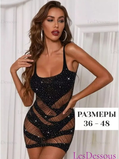 Сексуальное платье из тонкой кружевной сеточки 36-48р - Сексуальное платье из тонкой кружевной сеточки, 36-48р