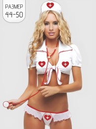 Ролевой костюм "Сексуальная медсестра" набор 44-50р.