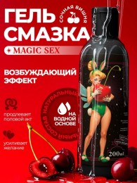 Гель-смазка интимная MAGIC SEX «Сочная вишня» — ароматизированный лубрикант на водной основе