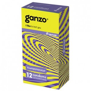 Презервативы GANZO SENSE, 12 шт.