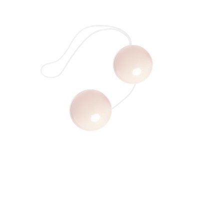 Вагинальные шарики белые 70 грамм - Вагинальные шарики белые 3,5см