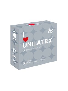 Презервативы "Unilatex" 3шт. с точками