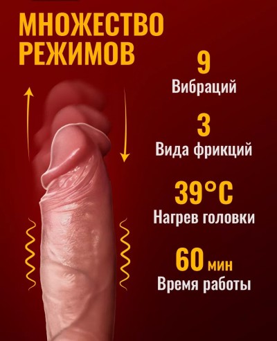 Реалистичный вибратор "Фредди" L 26 см, D 4 см - Реалистичный вибратор "Фредди" L 26 см, D 4 см