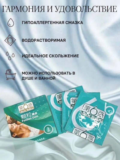 Ультратонкие презервативы с точечками - Высококачественный латекс презервативов с текстурой
