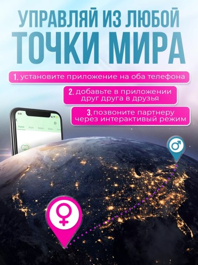 Умный вибратор в трусики с приложением - Умный вибратор в трусики с приложением