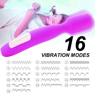 Водонепроницаемый вибратор для точки G, 20см - Влагоустойчивый вибратор для женщин с гибкой головкой.