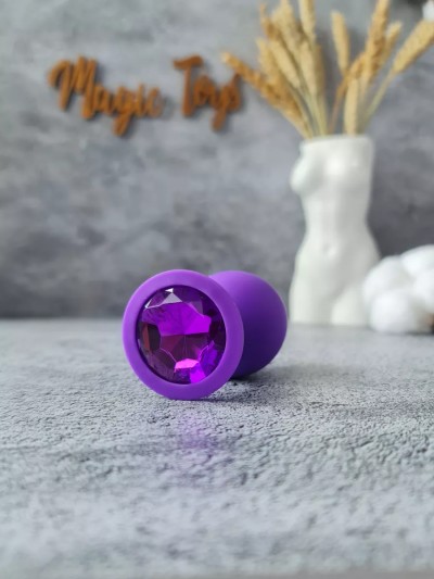 Силиконовая пробка для ануса 9,8*4 см - Силиконовая пробка для ануса 9,8*4 см