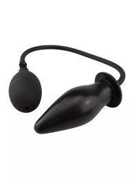 Надувная анальная пробка расширитель с грушей