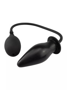 Надувная анальная пробка расширитель с грушей