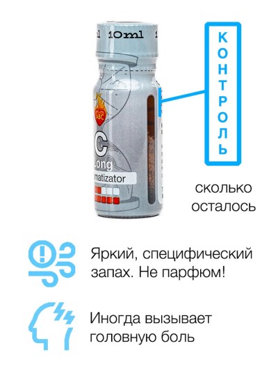 Попперс С 10ml - Инструкция по применению попперса С 10ml