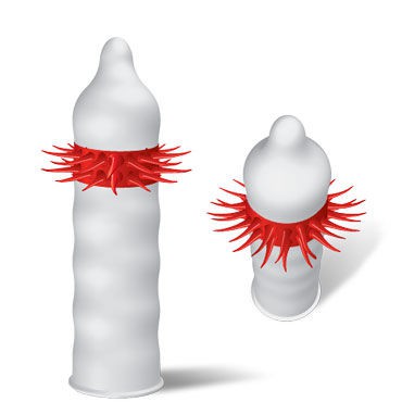 Презервативы с усиками "Красный Камикадзе", 1 шт. - Luxe Красный камикадзе - презерватив изготовленный из нежнейшего латекса