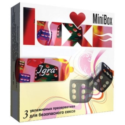 Презервативы Luxe "Игра"  (3 шт. разной текстуры) - презервативы ребристые
